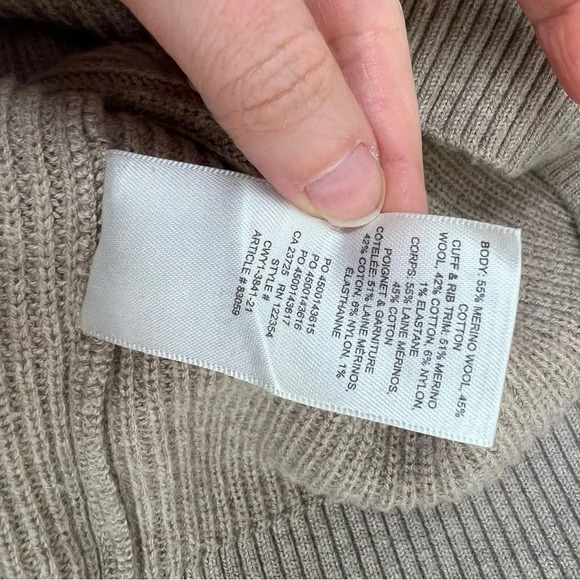 Aritizia Babaton Merino Wool Sweater Vest Tan Size XXS - Picture 3 of 5